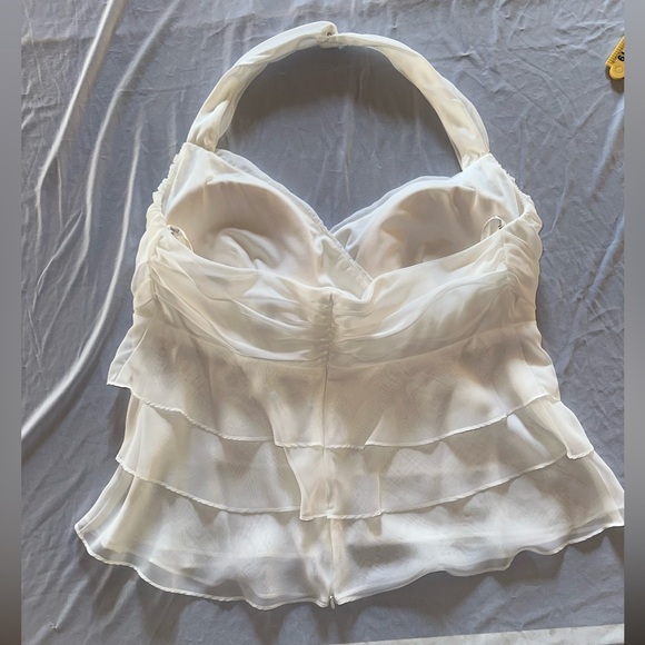 David’s Bridal • Halter Top • Tiered • Size 18 • Separates - Picture 2 of 6